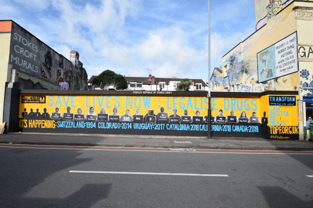 Bristol takes drugs seriously: street art