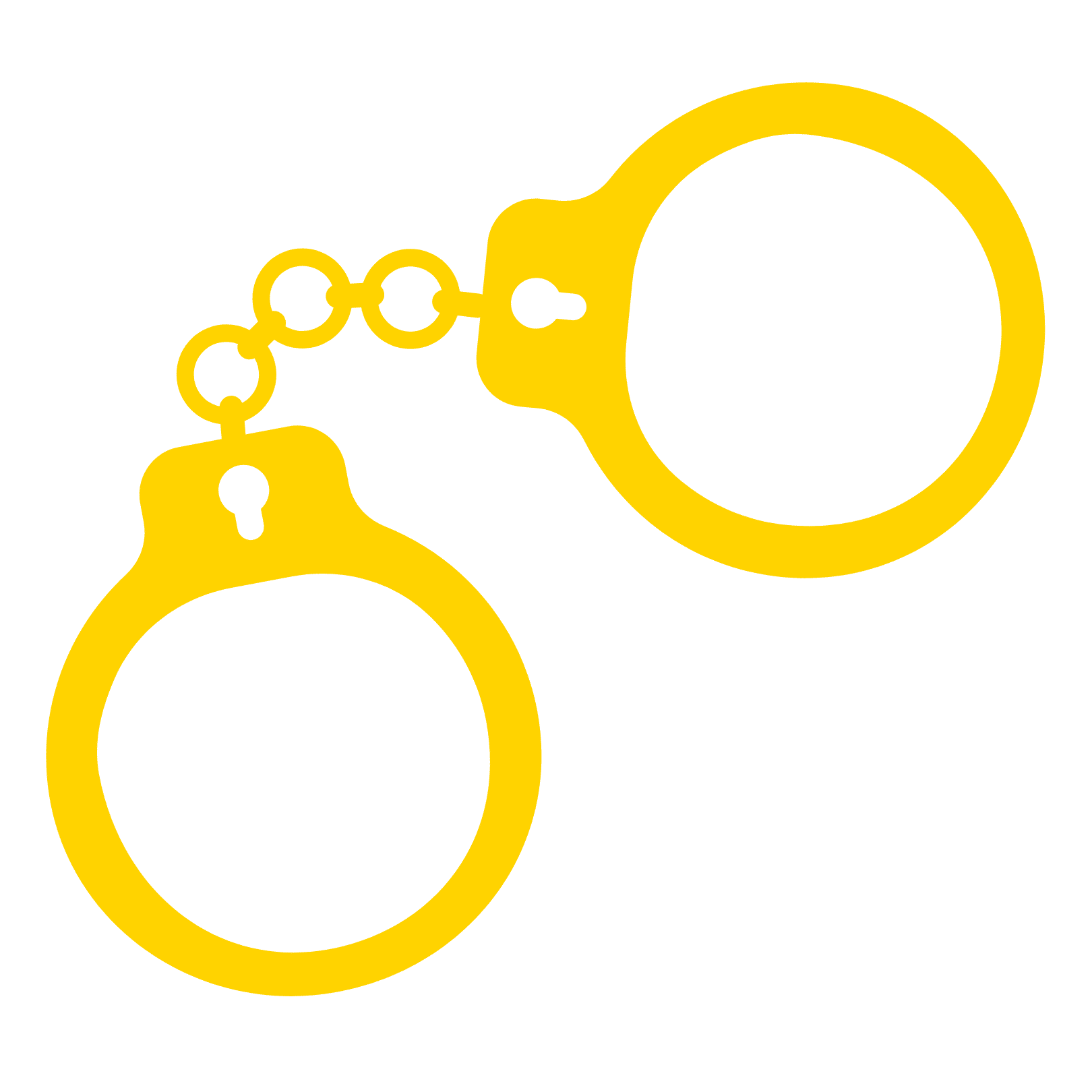 handcuffs yellow